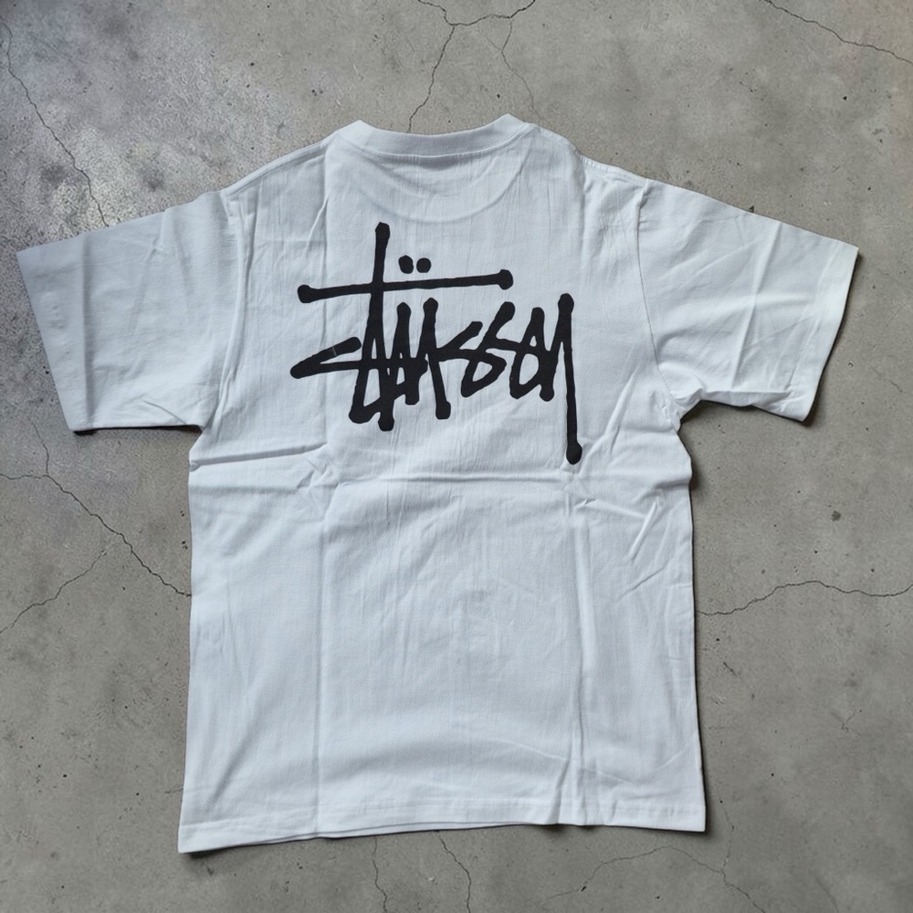 Stussy classic T-shirt white SIZE SMALL